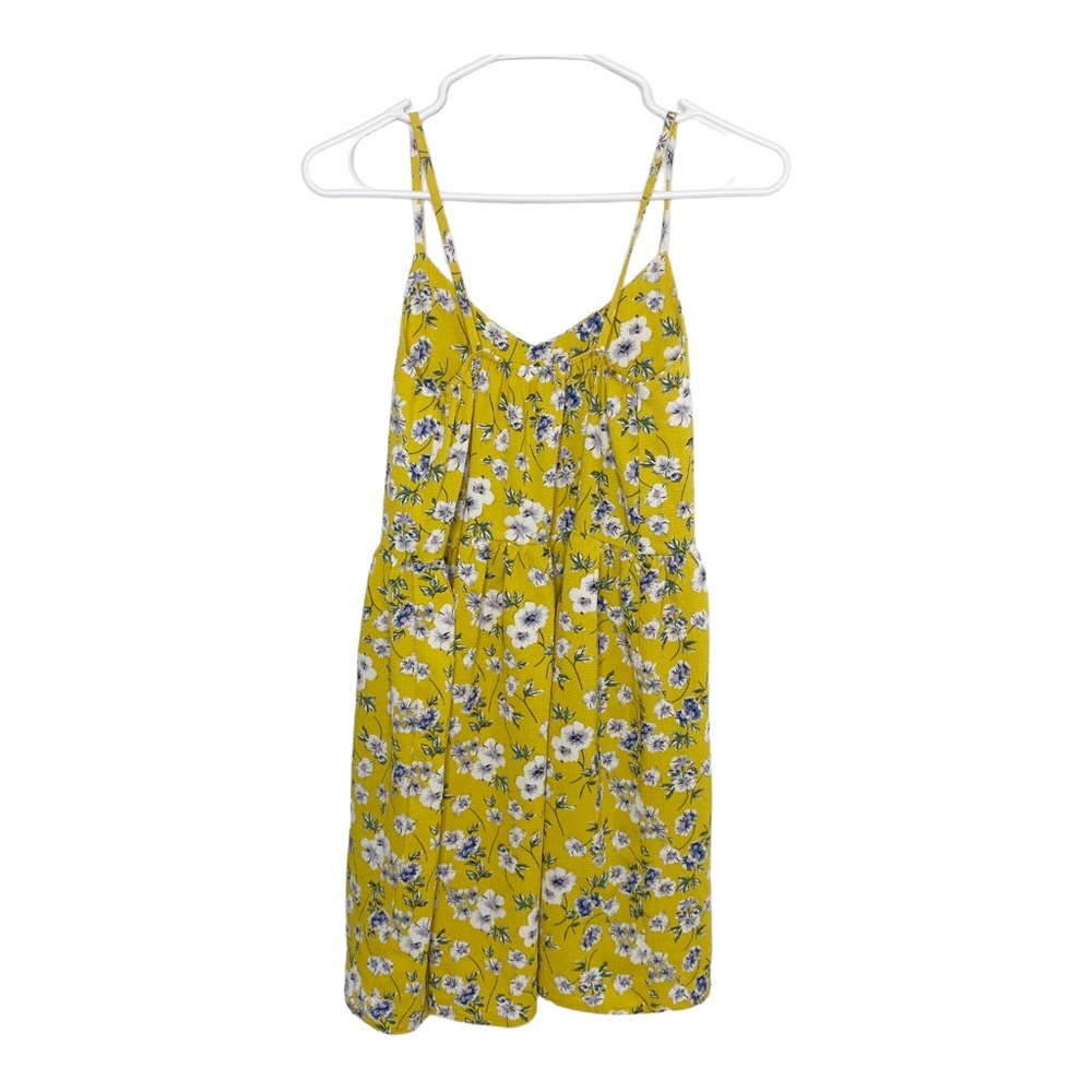 ROMWE yellow floral sundress size small EUC f - Picture 4 of 4